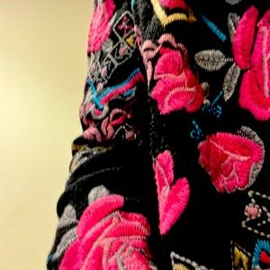 Johnny Was Hooded Sweater Jacket